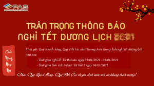 Phương Anh thông báo nghỉ Tết Dương Lịch 2021