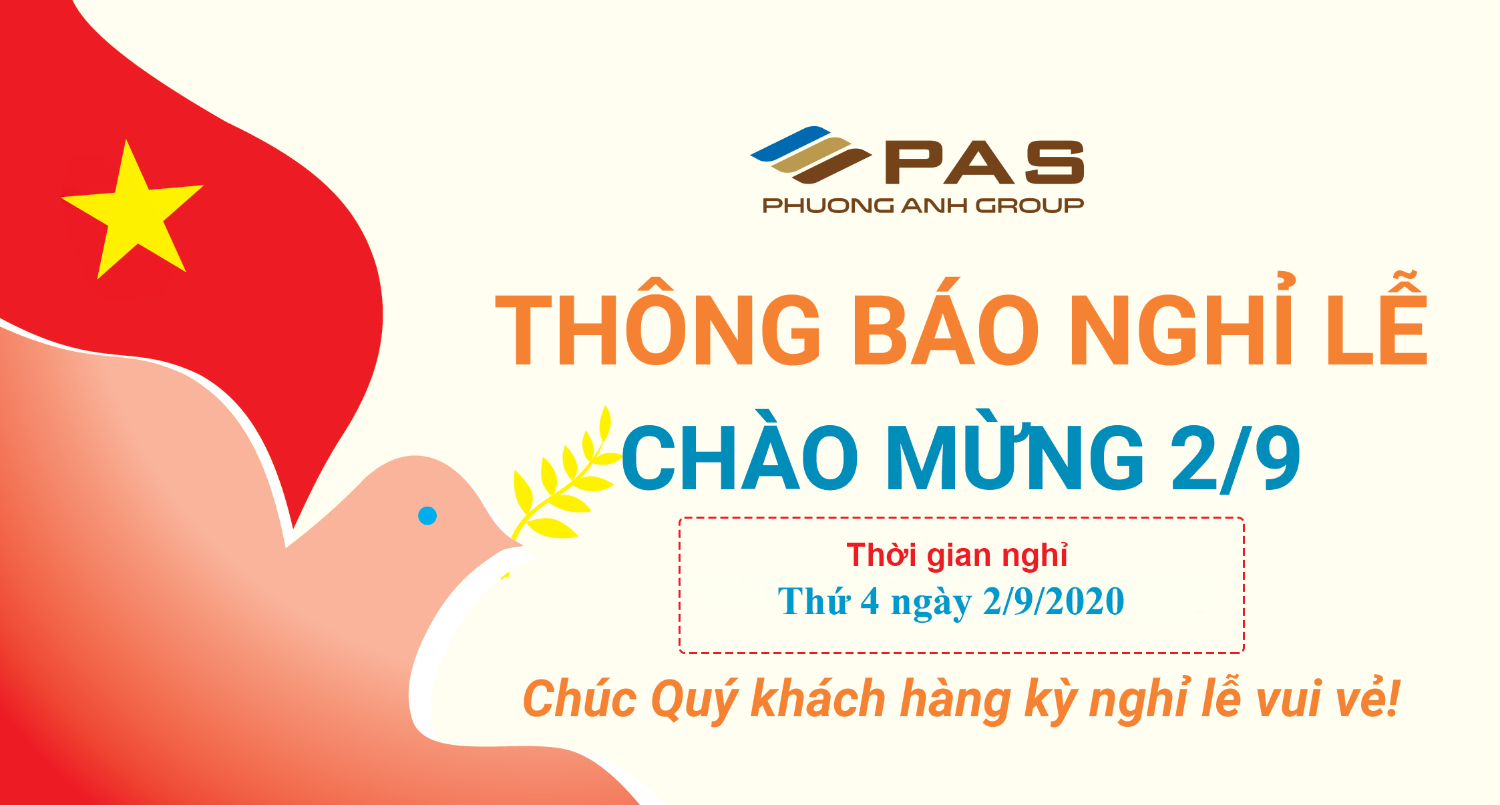 Phương Anh Thông báo lịch nghỉ lễ Quốc Khánh 02-09